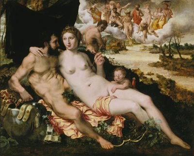 Venus y Marte de Frans Floris